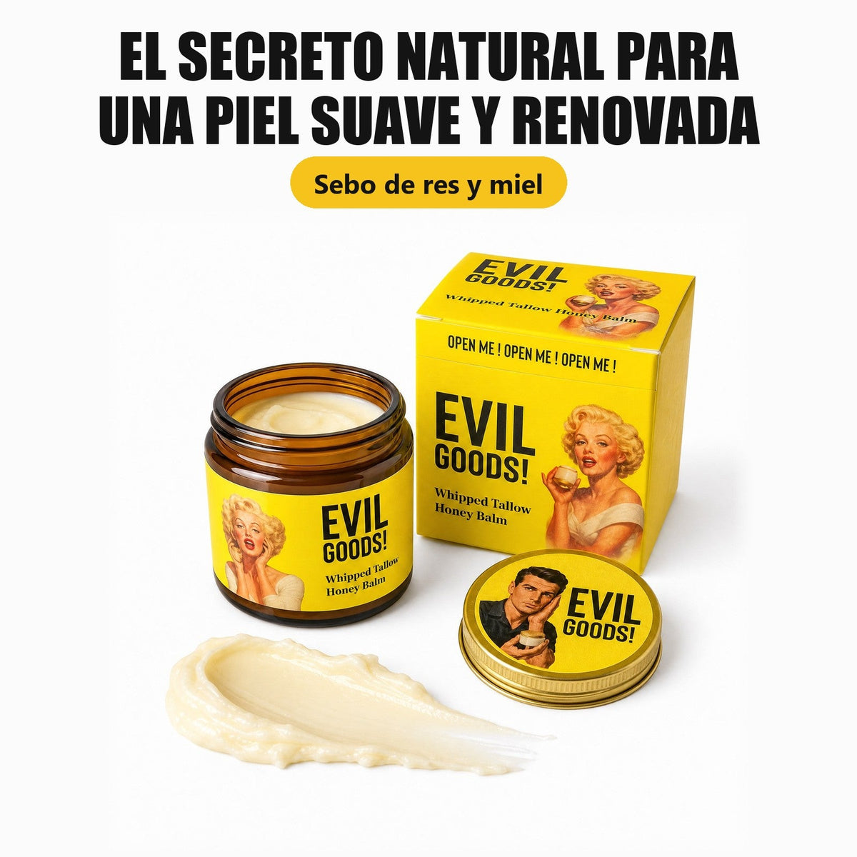 El secreto natural para una piel suave y renovada: sebo de res y miel